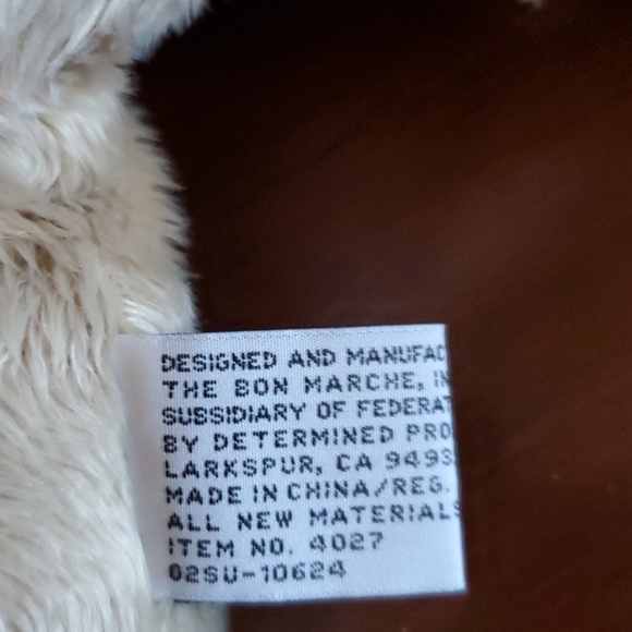 The Bon Marche Teddy Bear - Picture 5 of 5